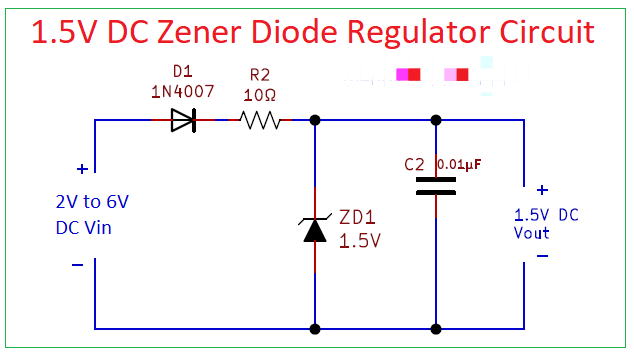 齊納二極管設(shè)計穩(wěn)壓直流電源電路